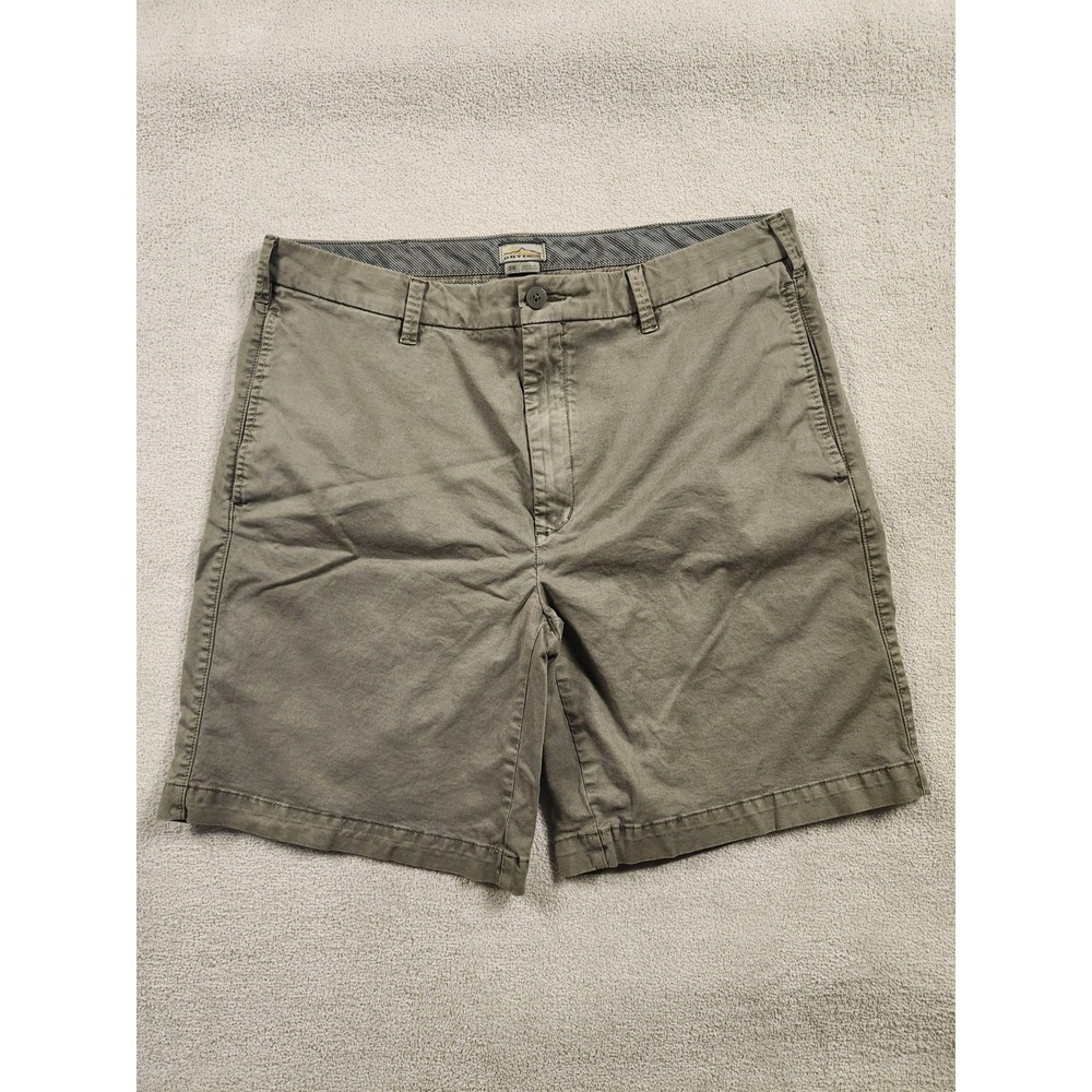 Orvis Cargo Shorts Men's 38 Olive Green Hiking Outdoor Fishing Camp Comfort